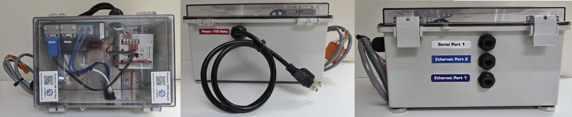 Predator DR2x2 with MDC Adapter in a Predator Armor Enclosure