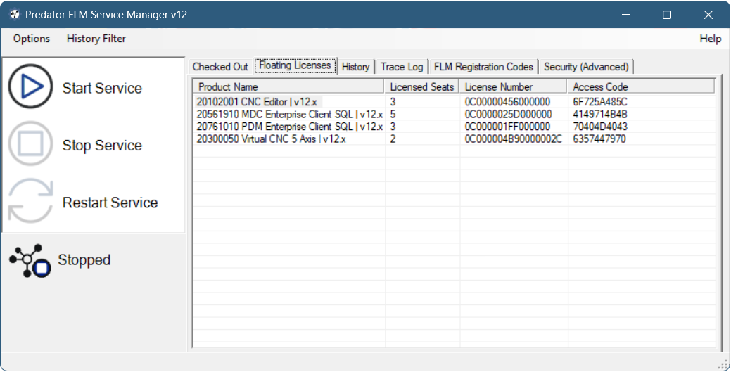 Predator FLM v12 Software
