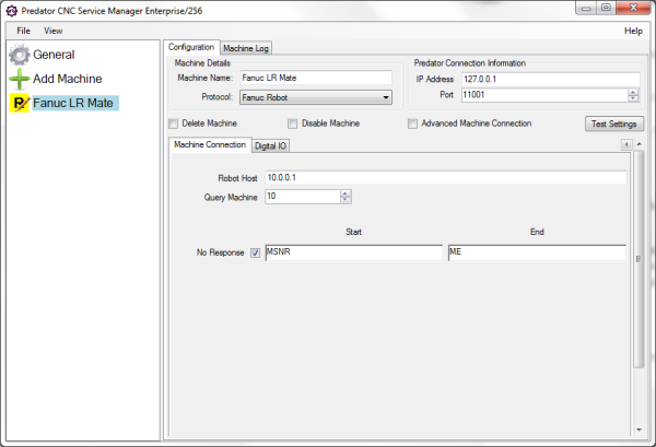 Predator CNC Service Fanuc Robot