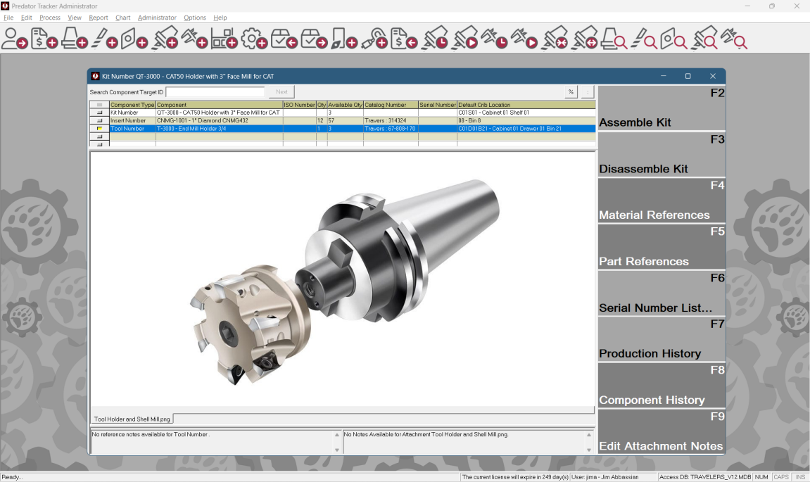 Predator Tracker software