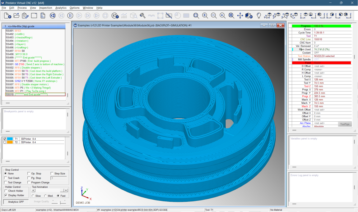Predator Virtual CNC - 3D Printing