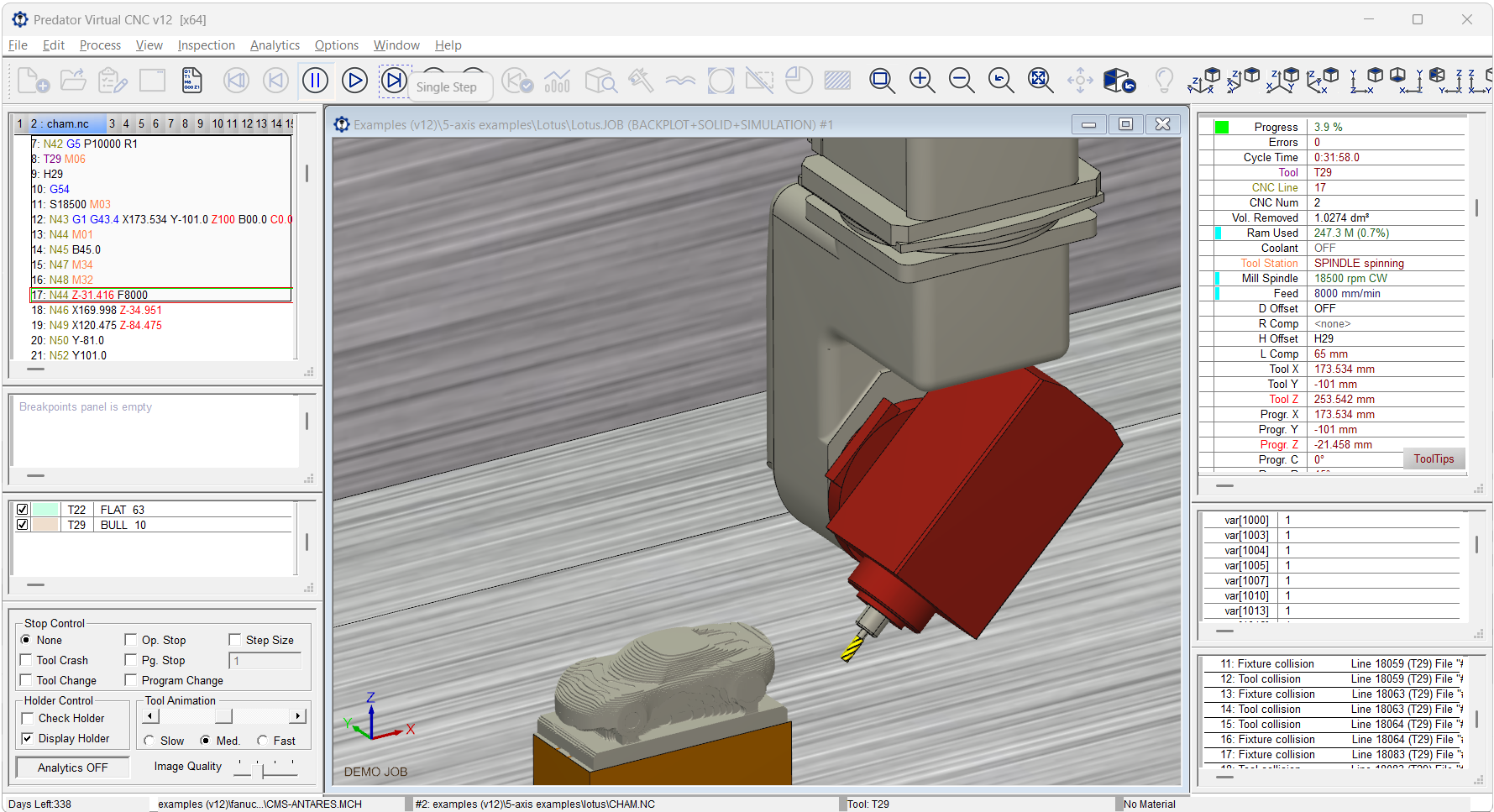 Predator Virtual CNC - Machine Simulation