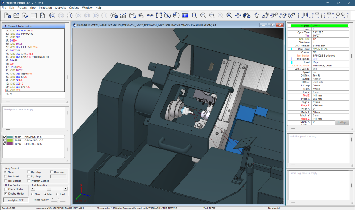 Predator Virtual CNC software